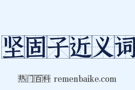 坚固子近义词是什么意思的图片